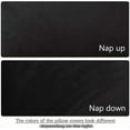 thumbnail image 6 of Black Body Pillow Pillowcase, 20 x 54 inches Soft Velvet Body Pillow Cover with Zipper Closure, Warm Cozy Body Pillow Case for Adults Pregnant Women, 1 Piece, 6 of 6