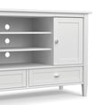thumbnail image 3 of Simpli Home Warm Shaker 47 inch Wide Solid Wood TV Stand in White For TVs up to 50 inches, 3 of 12