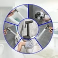 thumbnail image 6 of Boyel Living Single-Handle Bidet Faucet with Sprayer Holder,Bathroom Handheld Bidet Sprayer Stainless Steel and Flexible Bidet Hose in Gun Grey, 6 of 11