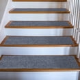 thumbnail image 4 of Non-Slip Rubberback Solid 8" x 30" Indoor/Outdoor Stair Treads for Stairs, Garage, Patio, 14 Pack, Gray, 4 of 6