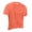 Orange, variant on Women’s Cropped Workout T-Shirt, Short Sleeve Knotted Backless Athletic Top for Yoga & Casual Wear Orange M