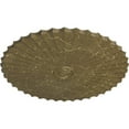 thumbnail image 3 of 47 5/8"OD x 2"P Shakuras Ceiling Medallion (For Canopies up to 6 1/2"), Hand-Painted Mississippi Mud Crackle, 3 of 5