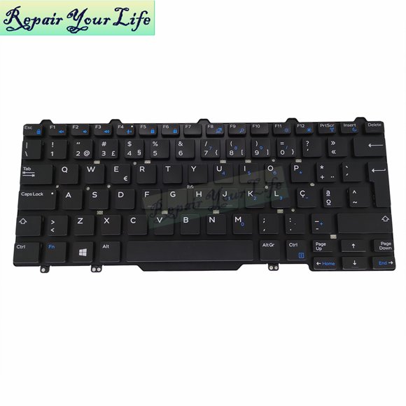 G4N3W BR-PT Portuguese Brazil Replacement Keyboards For Dell latitude 13 3340 14 E5450 E5470 E7450 CN-0G4N3W Notebook Keyboard BR PO no backlit