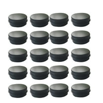Masteelf 20 Pcs Spice Rack Space-saving Container Travel 6.8*6.8*2.5cm Black
