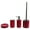 Ruby Red, variant on Nameeks Yu180 Gedy Bathroom Accessories Set - Metallic Lilac