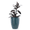 Army Green, variant on mdj pottery 1 Piece 17 Inch Large Ceramic Planter, Ceramic Indoor Plant Pots with Drainage, White Horizontal Ripples, Plant Pots for Indoor Outdoor, Doorway Decor for Monstera Fiddle Leaf Fig - White