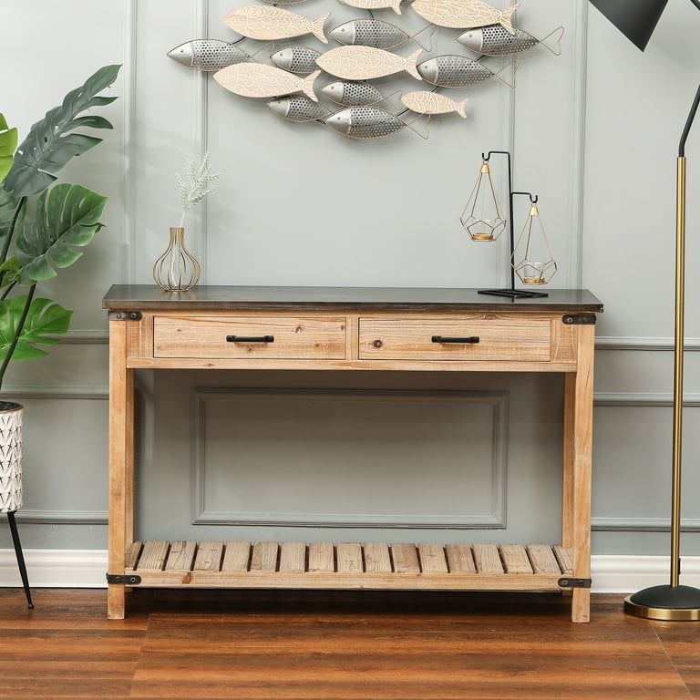 Farmhouse console online table walmart