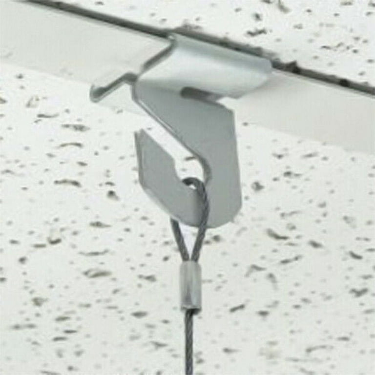 White Aluminum Drop Ceiling Hooks