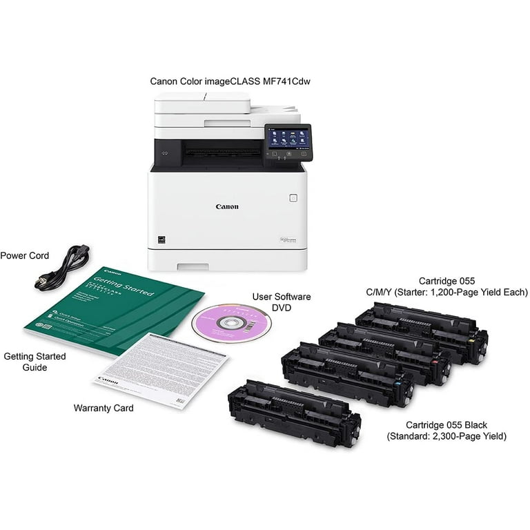 Canon imageCLASS MF741Cdw Wireless Color All in One Laser