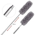 thumbnail image 1 of MesaSe Adjustable Stretch Extend Microfiber Duster Dusting Brush Cleaning (Grey), 1 of 6