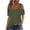 Army Green, variant on WIZUTIZ Short Sleeve Shirts for Women Cold Shoulder V-Neck Tops Hollow Eyelet Embroidery off Shoulder Metals Blouse Breathable Sexy T Shirts Elegant Tunics Tees up to 60% Off Black XXXXXL