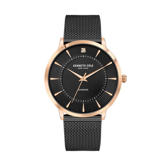 Mens Diamond Mesh Watch