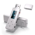 thumbnail image 1 of Reproductor MP3 PECSU Q7S Bluetooth 5.0 32 GB con radio FM blanco, 1 of 6