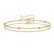 thumbnail image 1 of Xiao Hua Pulsera de oro para mujer, joyería de pulsera de oro para mujer, pulsera de doble capa, 2 piezas/juego, 1 of 5