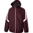 thumbnail image 1 of Chaqueta Bomber Adulto Poliéster Cremallera Completa GRANATE/ BLANCO 3XL Holloway 229059, 1 of 1