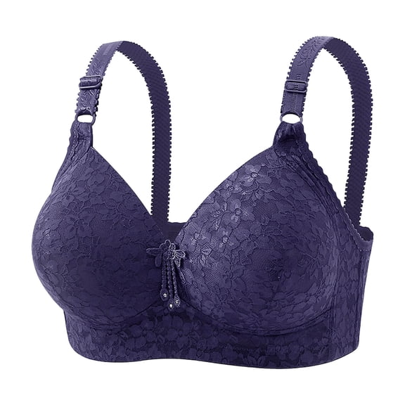 Aofany Wireless Bras for Women No Underwire Comfort Seamless Bras Full Coverage Everyday Bra Plus Size T-Shirt Bras, 32D-48D
