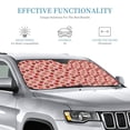 thumbnail image 3 of Fuzoiu Strawberries Print Car Windshield Sunshade,Foldable Reflective Sun Visor,Windshield Sun Shade,UV Rays Sun Visor Shade,Auto Front Sun Shield Shade-Medium, 3 of 8
