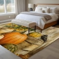 thumbnail image 6 of Thanksgiving Area Rug 5x7 Washable Rug Non Slip Farmhouse Pumpkin Sunflowers Maple Bird Large Area Rug Soft Stainresistant Indoor Floor Carpet for Living Room Bedroom Home Office Dining Room Nursery, 6 of 9