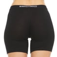 thumbnail image 2 of Woolverino - Women's Merino Wool Microweight Boxer Briefs - Black - Small, 2 of 3