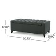 thumbnail image 6 of 50.75" Tufted Storage Ottoman​ – Versatile Comfort & Hidden Storage, 6 of 16
