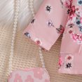 thumbnail image 6 of KYAIGUO Toddler Baby Girls Floral Formal Party Suit Set 2PCS Spring Long Sleeve Cardigan Jacket Coat with Formal Pants Outfits for 1-6Y, 6 of 9