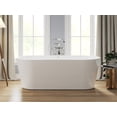 thumbnail image 4 of FerdY Shangri-La Elite 67", Acrylic Freestanding Bathtub in White. Ferdy-02136-1700-BN, 4 of 8