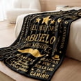 thumbnail image 3 of LHSHID Abuelo Gifts in Spanish Regalo para Abuelo El Mejor Abuelo Del Mundo Regalos para Abuelo Dia Del Padre Gifts for Abuelo Abuelo Gifts from Grandchildren Abuelo Throw Blanket 30"x40", 3 of 7