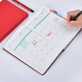 thumbnail image 3 of 2024 Planner, 12-Month and Monthly Calendar from 2024 to 2025 for Time Management, Faux Leather Cover, Elastic Closure, 8.3”x5.7”, 3 of 8