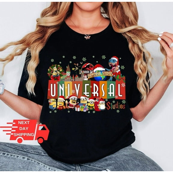 Universal Studio Christmas Shirt, Universal Family Vacation Christmas T-shirt
