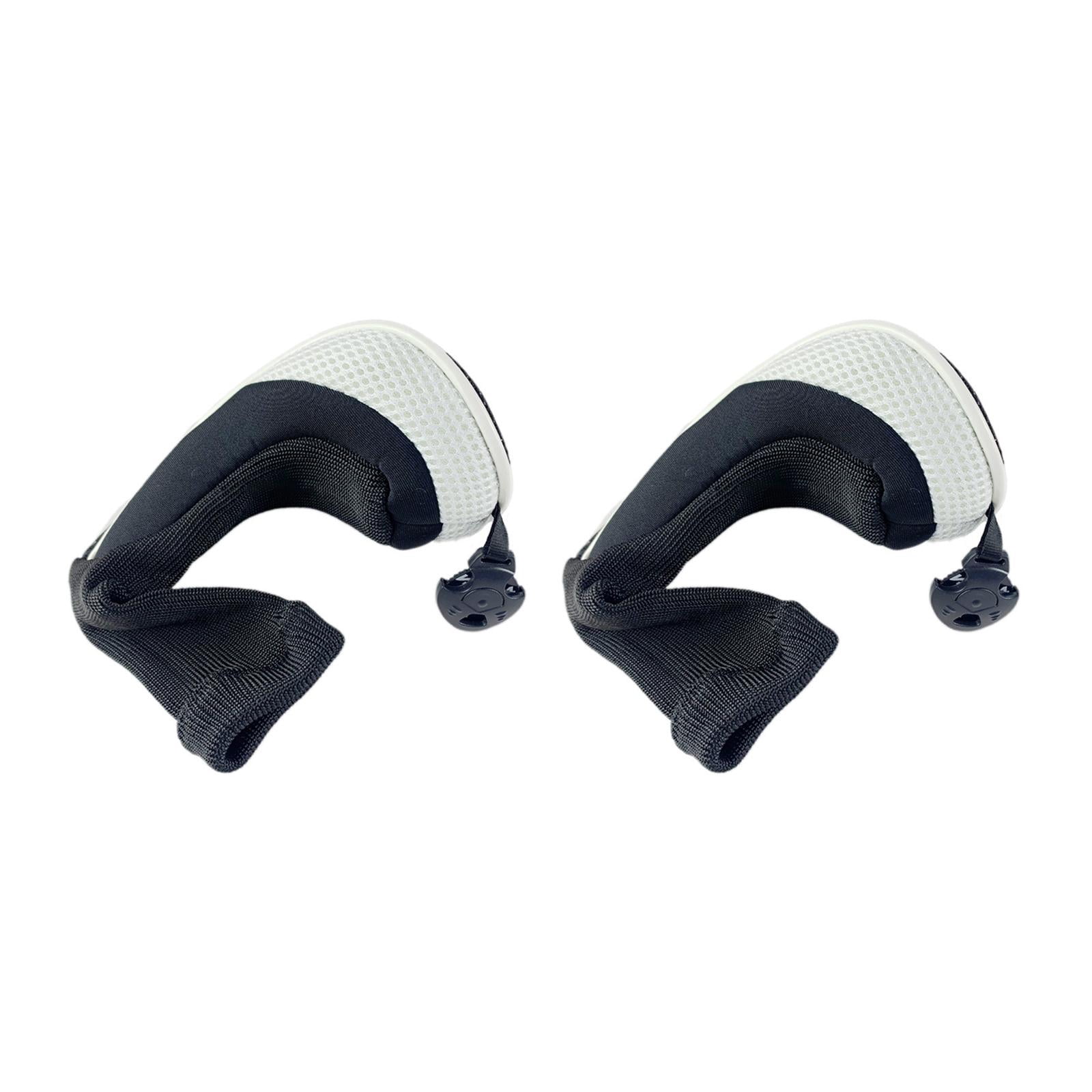 2 Pieces Golf Hybrid Club Cover Headcovers Protector Polyester Material Lightweight for Golfers Gifts