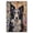 Border Collie, variant on Tibetan Terrier Dog Bathroom Decor - Funny Bathroom Decor Wall Art, Dog Bathroom Wall Art and Animal Canvas, Dog Bathroom Canvas