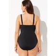 thumbnail image 2 of Swimsuits for All Women's Shirred Underwire One Piece Swimsuit, 2 of 6