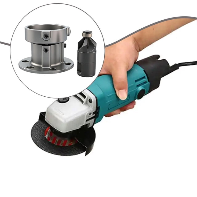 Cabezal de herramienta de chaflán para rectificadora, herramienta de chaflán, accesorios de rendimiento, fácil instalación, recorte profesional. Juego de herramientas para biselar