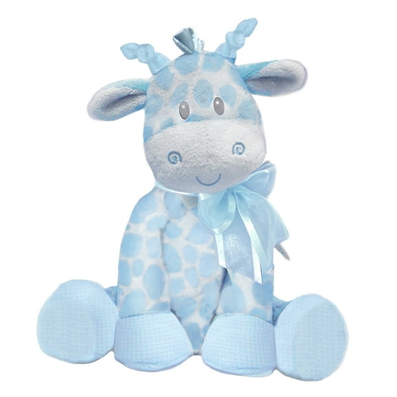 First & Main - Jingles 11" Sitting Giraffe, Blue