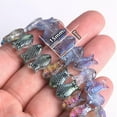 thumbnail image 4 of U8MO 10pcs 15x8mm Glossy Fish Shape Crystal Glass Loose Beads For Jewelry Making-Blue, 4 of 4