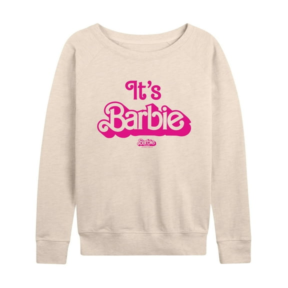 Barbie The Movie - It's Barbie Pink - Women's Lightweight French Terry Long Sleeve Shirt