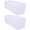 White, variant on Red Fitted Tablecloths for 6 Foot Rectangle Tables, Waterproof, Wrinkle Resistant, Elegant Red Table Covers for Weddings, Banquets, Restaurants, Party Decorations