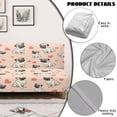 thumbnail image 6 of SCRAWLGOD Pug Dog Love Print Armless Sofa Slipcover Stretch Anti Scratch Couch Covers for 3 Cushion Couch Soft Comfortable Sofa Covers Slipcover, 6 of 9