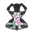 thumbnail image 4 of Lsque Summer with Flamingo Dog Harness, No-Pull Pet Harness with 2 Leash Clips, Adjustable Soft Padded Dog Vest with Easy Control Handle for Large Dogs-, 4 of 9