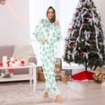 thumbnail image 5 of joogoo Hedgehog Leaves Green Unisex Adults Onesies Pajamas Jumpsuits L, 5 of 7