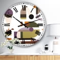 thumbnail image 2 of DesignArt Grande Horloge Murale d'Appel d'Urgence, 2 of 2