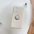 thumbnail image 4 of Square Original Liquid Silicone Magnetic Holder Ring Stand Soft Case For iPhone 15 14 Pro Max 13 12 11 Armor Shockproof Cover, 4 of 4