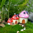 thumbnail image 3 of Farfi Miniature Garden Ornament Waterproof Popular 3 Sizes Cute Mushroom Gardening Props for Home Decor (Yellow,L), 3 of 13
