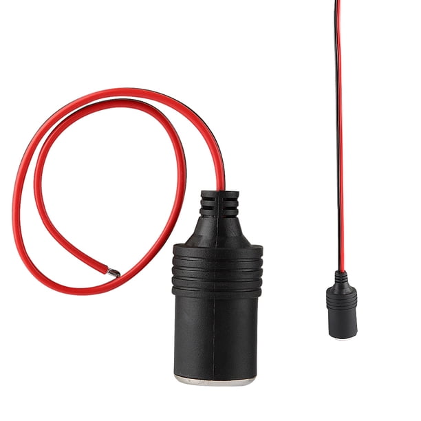 Cable adaptador para encendedor de cigarrillos, 30 cm, encendedor de cigarrillos hembra para automóvil, cable para encendedor de cigarrillos, características mejoradas