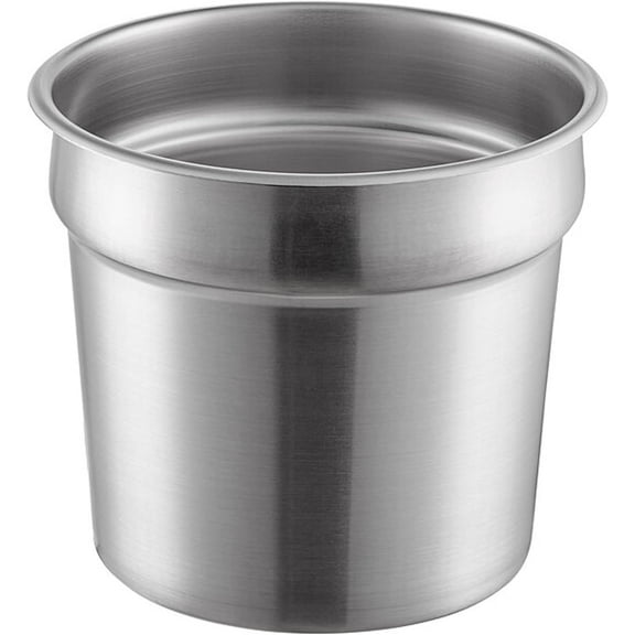 TrueCraftware- 7 Qt. Vegetable Inset Pan Stainless Steel- for Soup Warmer and Soup Chafer Soup Pot Soup Station Applicable for Kitchen Hotel Catering Restaurant Buffet Parties Banquets