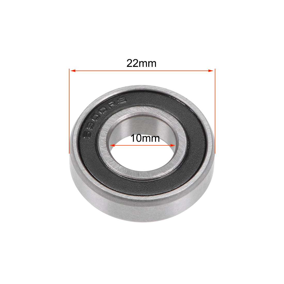 40pcs 6900-2RS 6900RS  2RS 10x22x6mm Rubber Sealed Deep Groove Ball Bearing 