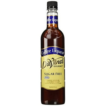 Da Vinci Sugar Free Syrup, Coffee Liqueur, 750 mL (Glass)