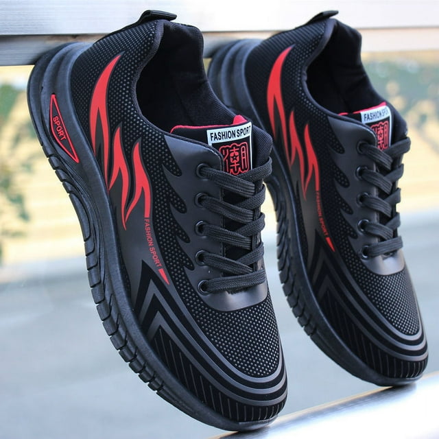 Zapatillas de cuero de primavera y otoño, zapatos casuales para hombres, zapatos para correr para estudiantes, zapatos de moda para hombres