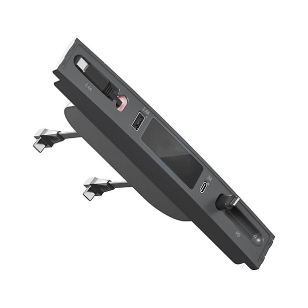 Estación de acoplamiento de consola central con concentrador USB 4 en 1