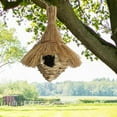 thumbnail image 1 of Casa de pájaros colgantes, accesorios para mascotas refugio casa de colibrí jaula de pájaros cabaña de pájaros nido de pájaro para exterior, patio, Macarena Casa de los pájaros, 1 of 7